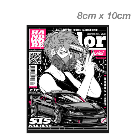 Nissan Silvia S15 Wild Thing JDM Laptop , Car  Vinyl  Sticker 