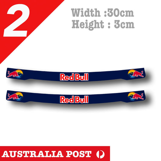 RED BULL Racing Logo Motorcycle Helmet, Red Bull Logo  Visor  Stickers