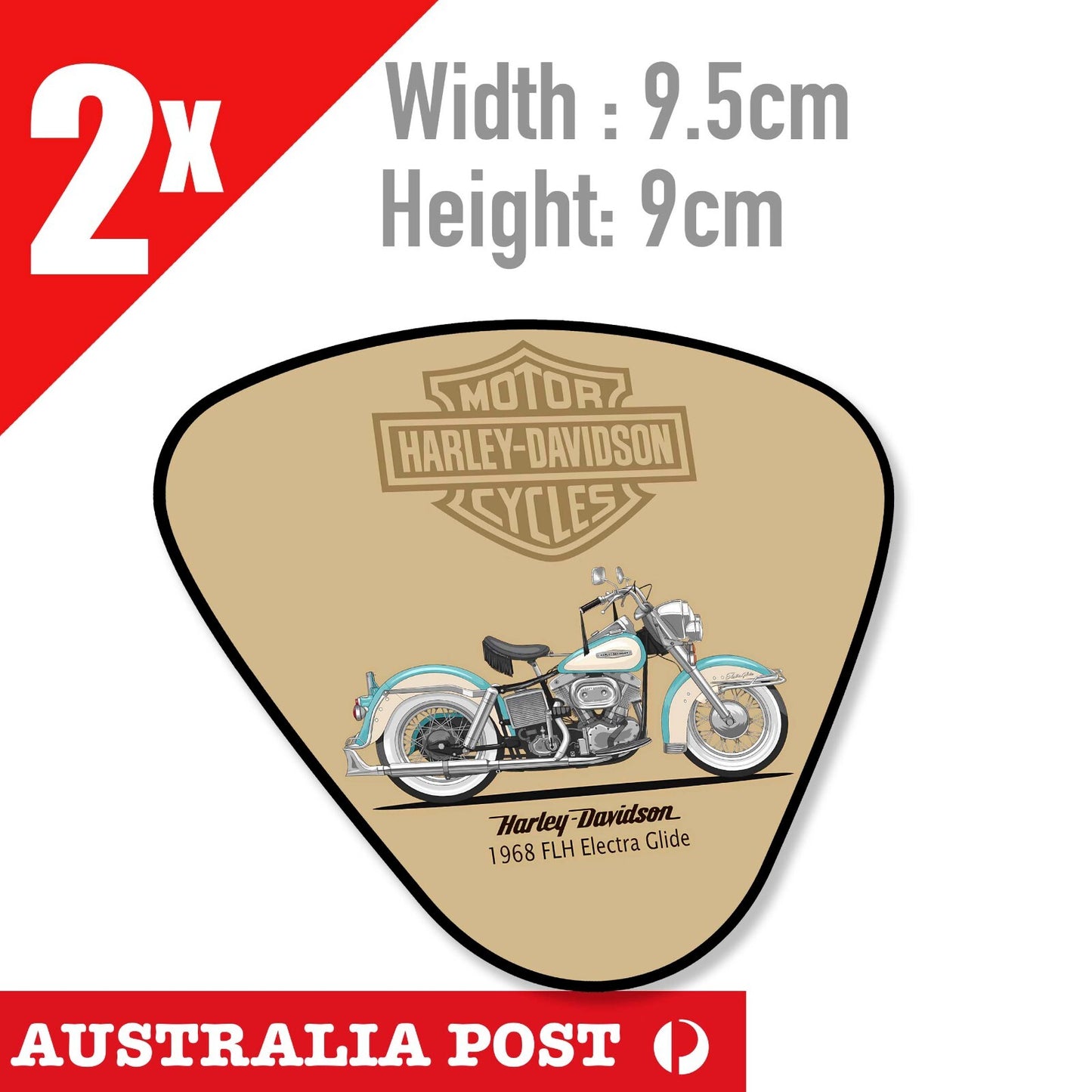 Harley Davidson Electra Glide Motorcycle, Harley Davidson Logo Sticker