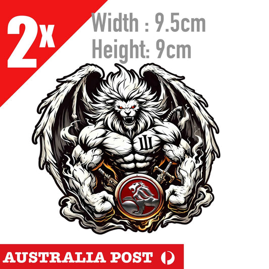 HOLDEN Logo Sticker , Angry Lion Sticker