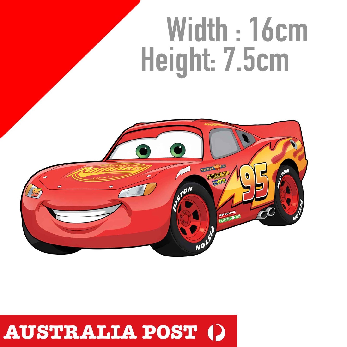 Disney Cars Lightning McQueen  Laptop , Car  Racing Lightning McQueen Sticker