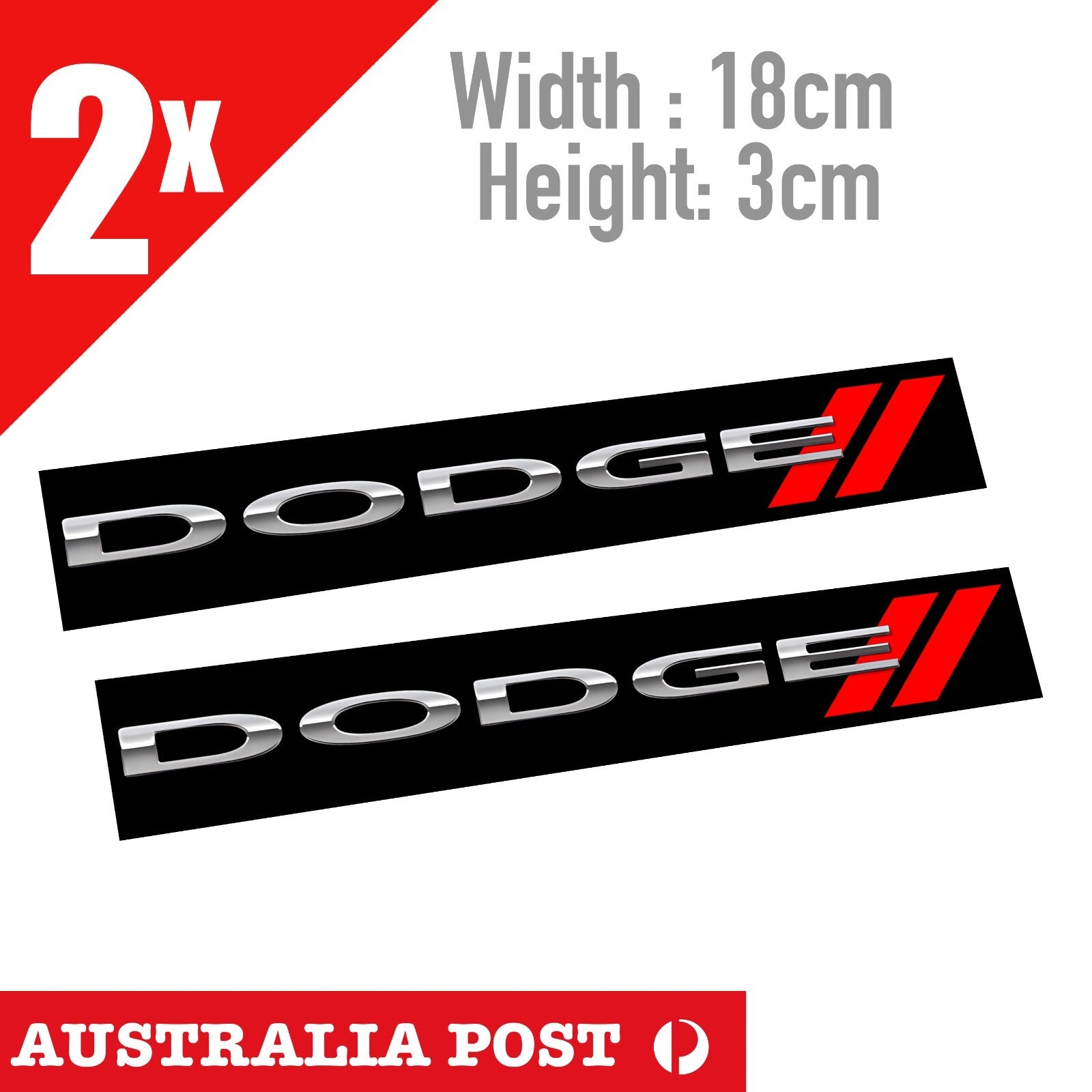 DODGE Racing Banner, SRT GTS T/A Stryker Muscle V8 Ute, Truck Logo  Sticker