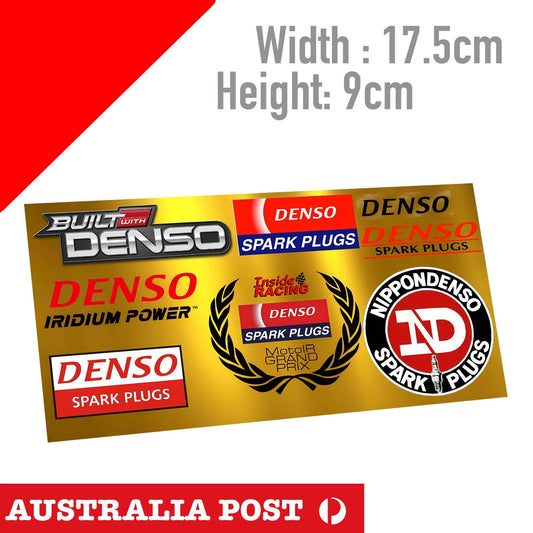 DENSO SPARK PLUGS Vintage large Logo JDM Laptop , Car  Decal Sticker