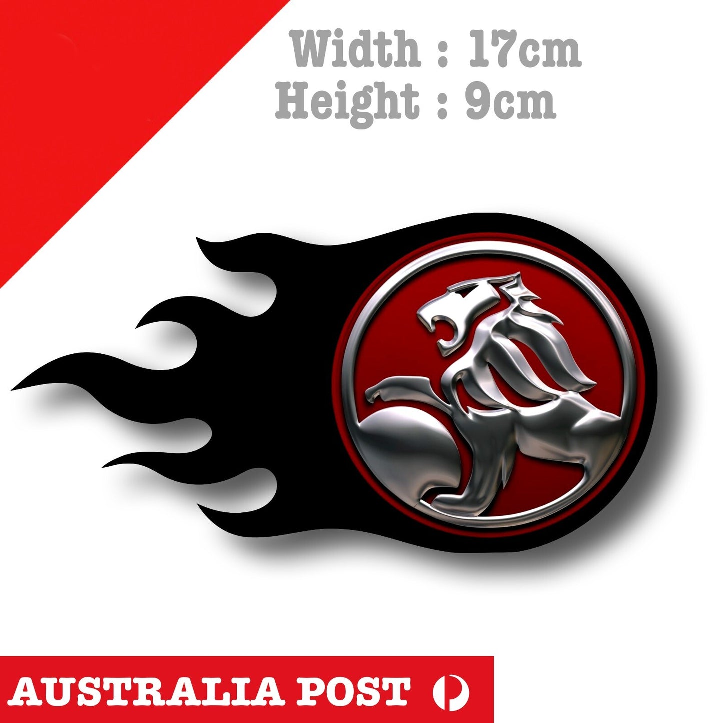 HOLDEN logo With Flame  Decal Sticker