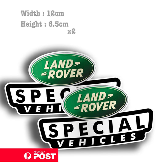 LAND ROVER Special Vehicles - Off Road 4x4 4WD Sticker 
