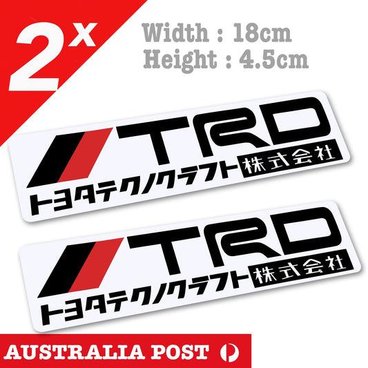 Toyota  TRD JDM JAPAN Banner, 4x4, Hilux, 4WD, Off Road Decal Sticker