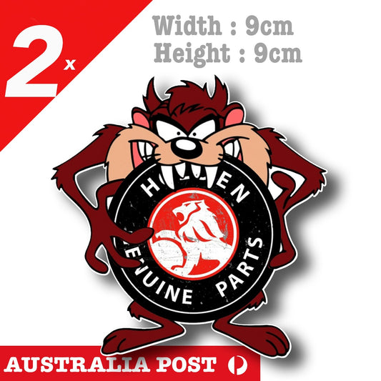 HOLDEN Genuine Parts  TAZ Tornado, Tasmanian Devil Looney Tunes  Sticker