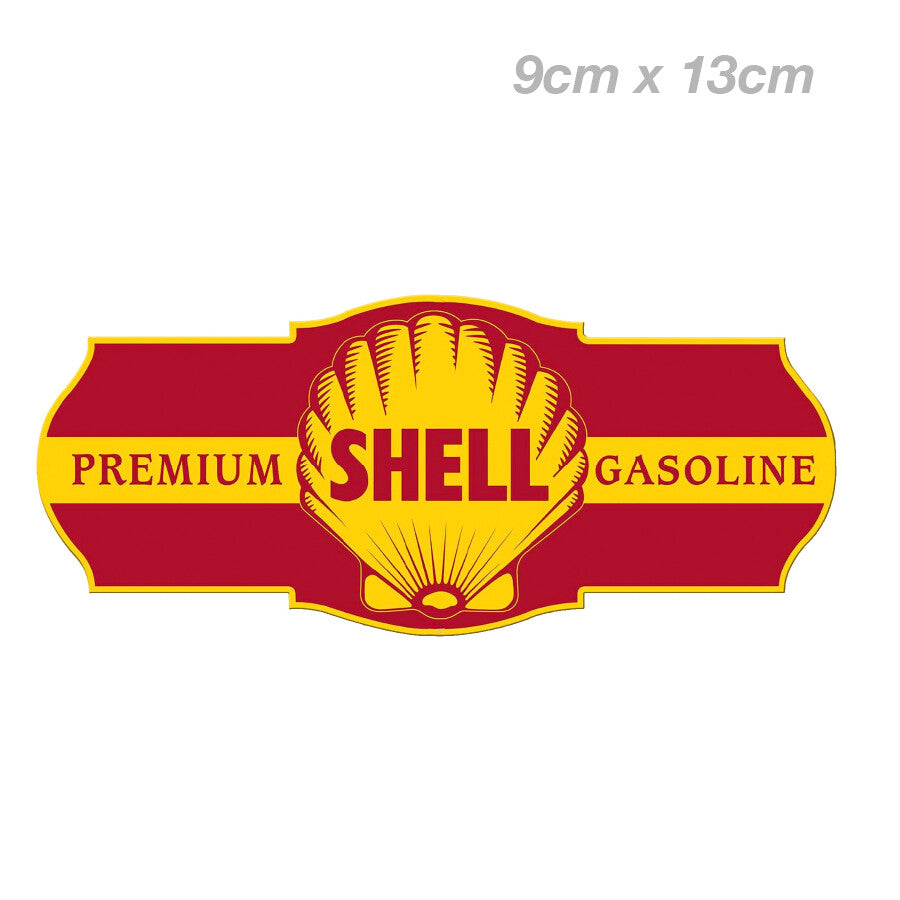 Vintage Premium Shell Gasoline Logo JDM Laptop , Car  Decal Sticker 
