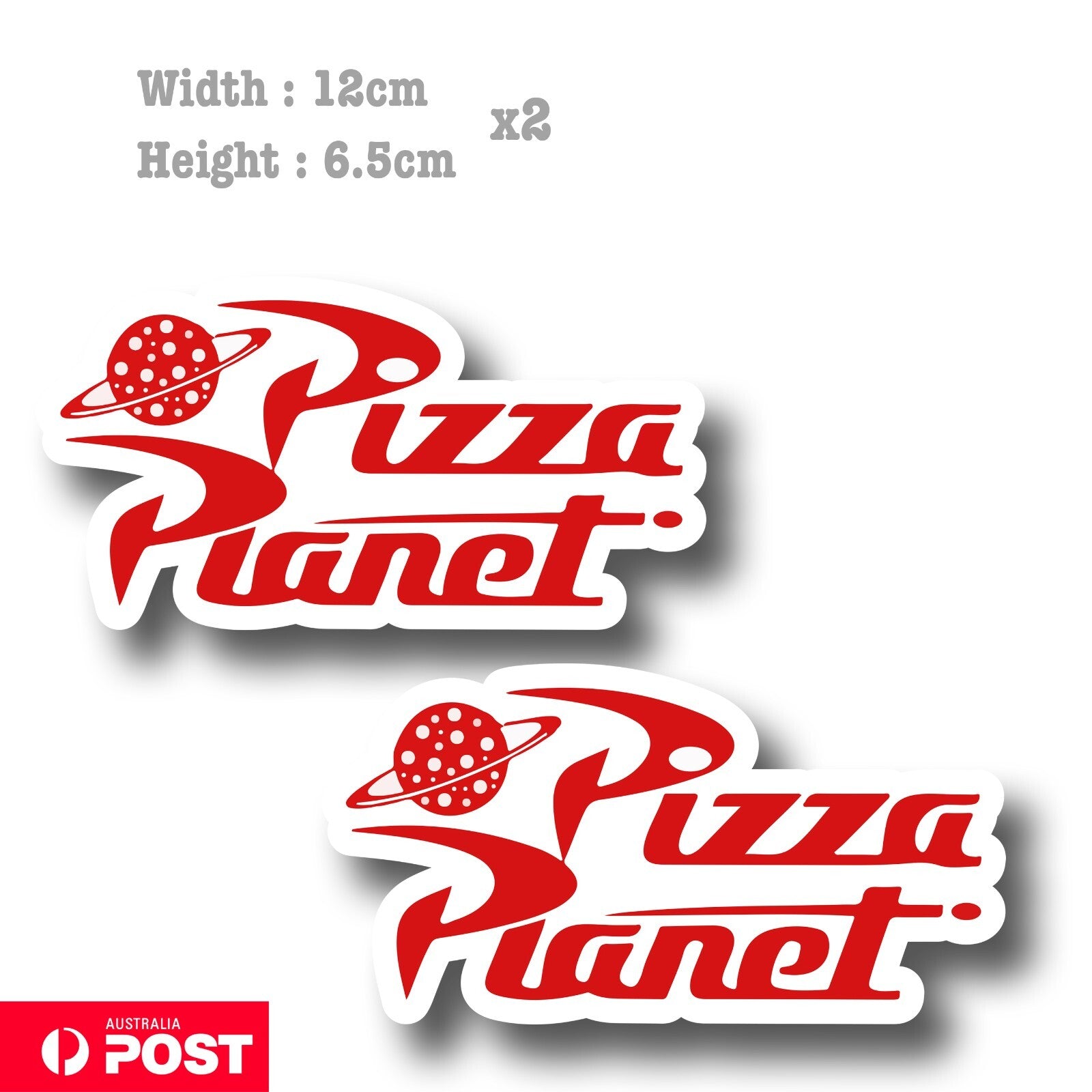 Pizza Planet Logo - Toy Story Pizza Truck Funny , Car Window Fridge, Bar Sticker