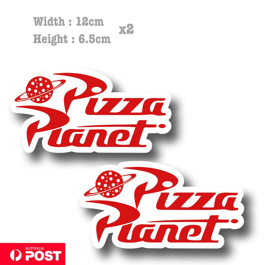 Pizza Planet Logo - Toy Story Pizza Truck Funny , Car Window Fridge, Bar Sticker