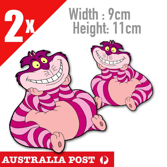 Cheshire Cat  - Alice in Wonderland , Funny Cat  Stickers