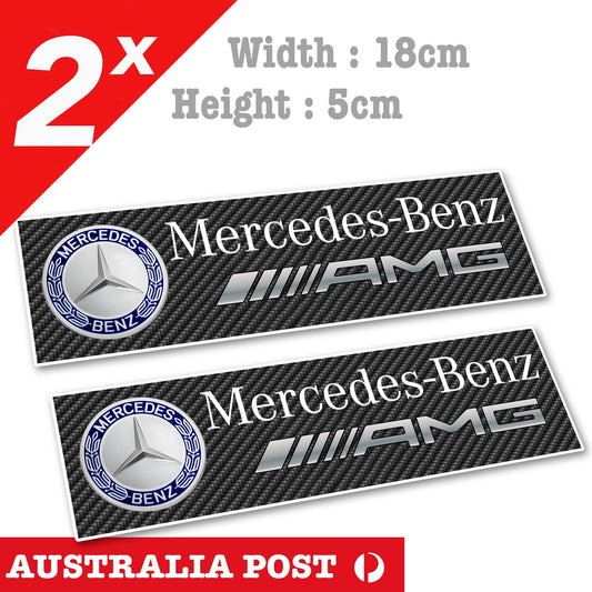 MERCEDES BENZ AMG Banner Sign Logo Sticker , Car Logo Stickers