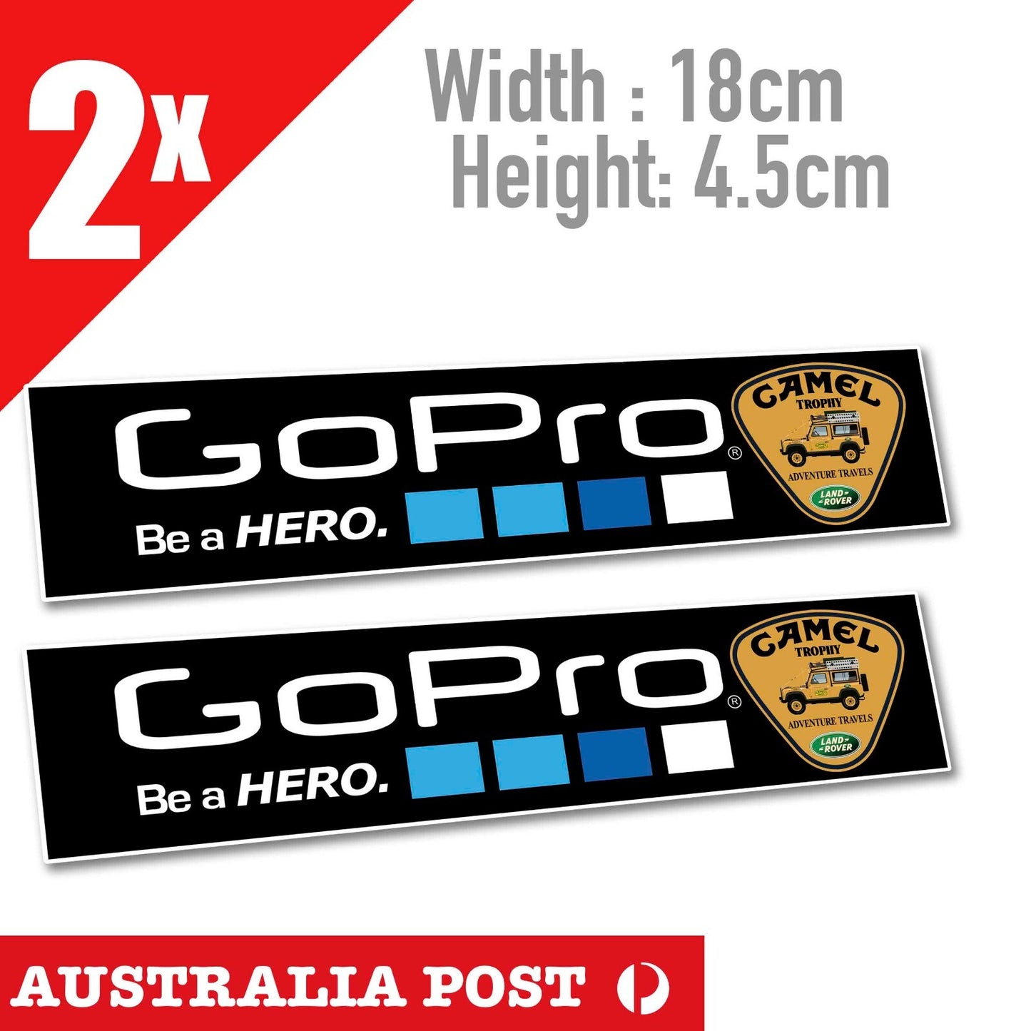 GoPro Land Rover , Camel Trophy Logo , Land Rover Defender 110 Sticker