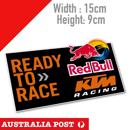 Red Bull KTM Ready To Race Decal Sticker