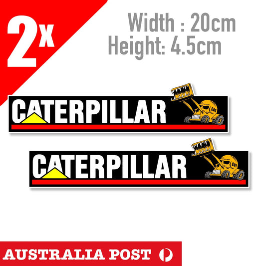 CATERPILLAR  Bulldozer Logo Banner Monster Bulldozer Banner  Stickers