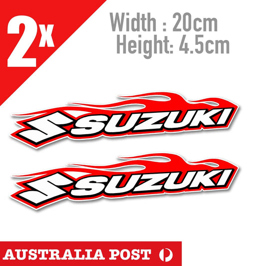 SUZUKI JDM flame bannere Logo Racing Sticker