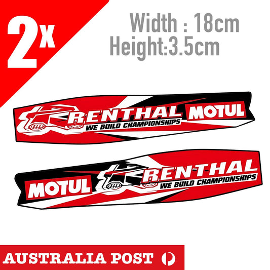 RENTHAL , MOTUL  Renthal Chainwheels Logo, Motorcycle, Dirt Bike Banner Sticker