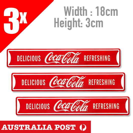 Coca Cola Old Vintage Retro Sign - DELICIOUS REFRESHING Sticker