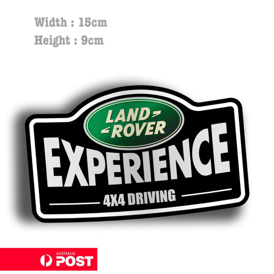 Land Rover Experience - 4x4 Driving -  Off Road 4x4 4WD Decal Sticker 