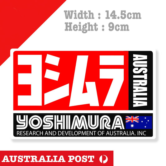 YOSHIMURA , Research & Development of Australia , Osaka Japan , Window Sticker