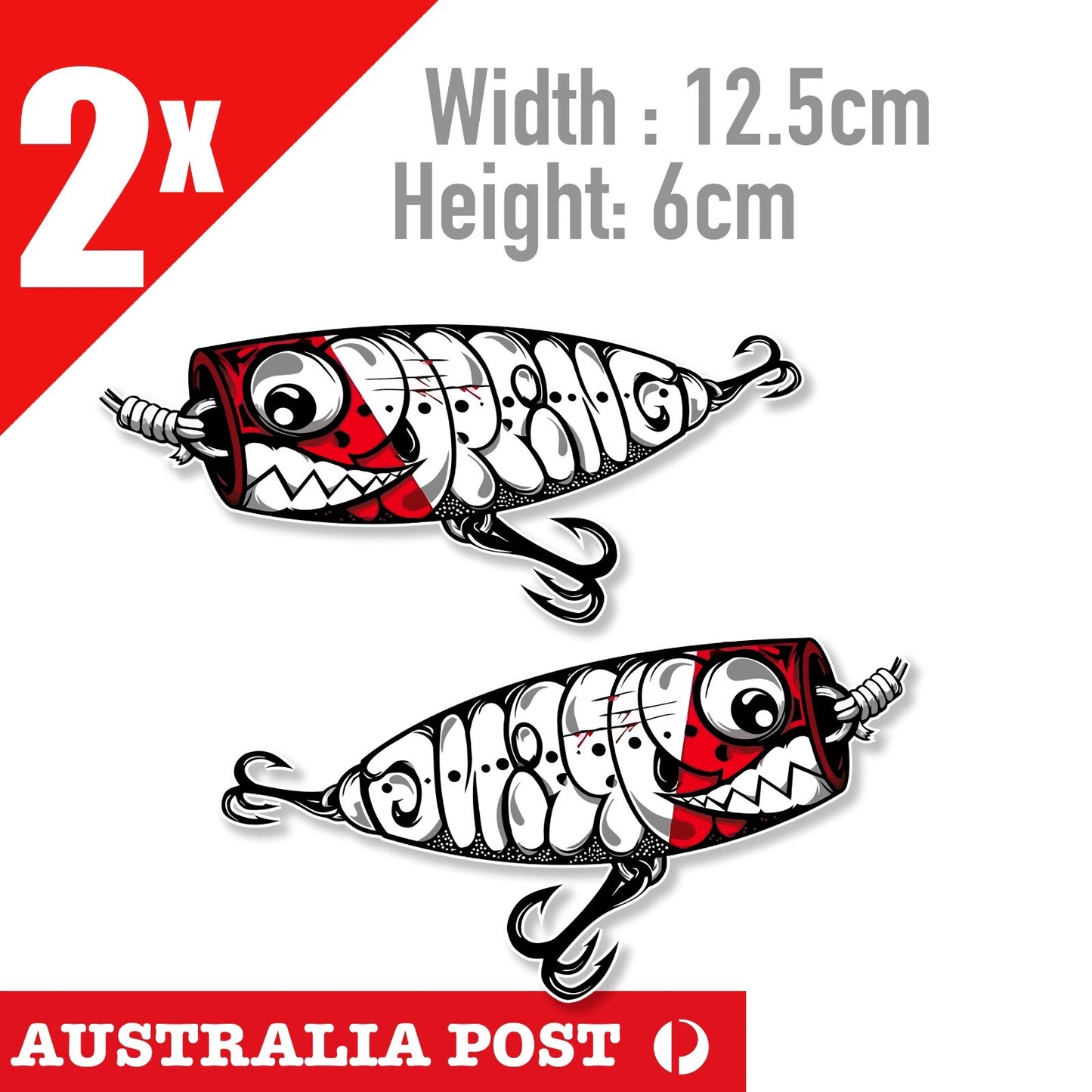 Fishing Lure JDM, Fishing Gear and Out Door Vinyl Stickers