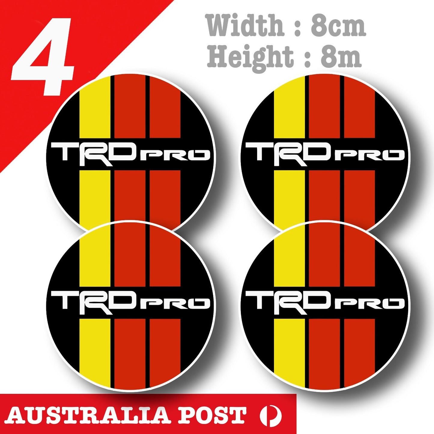 Toyota TRD Pro , Hilux, 4x4, 4WD, Off Road Car Stickers