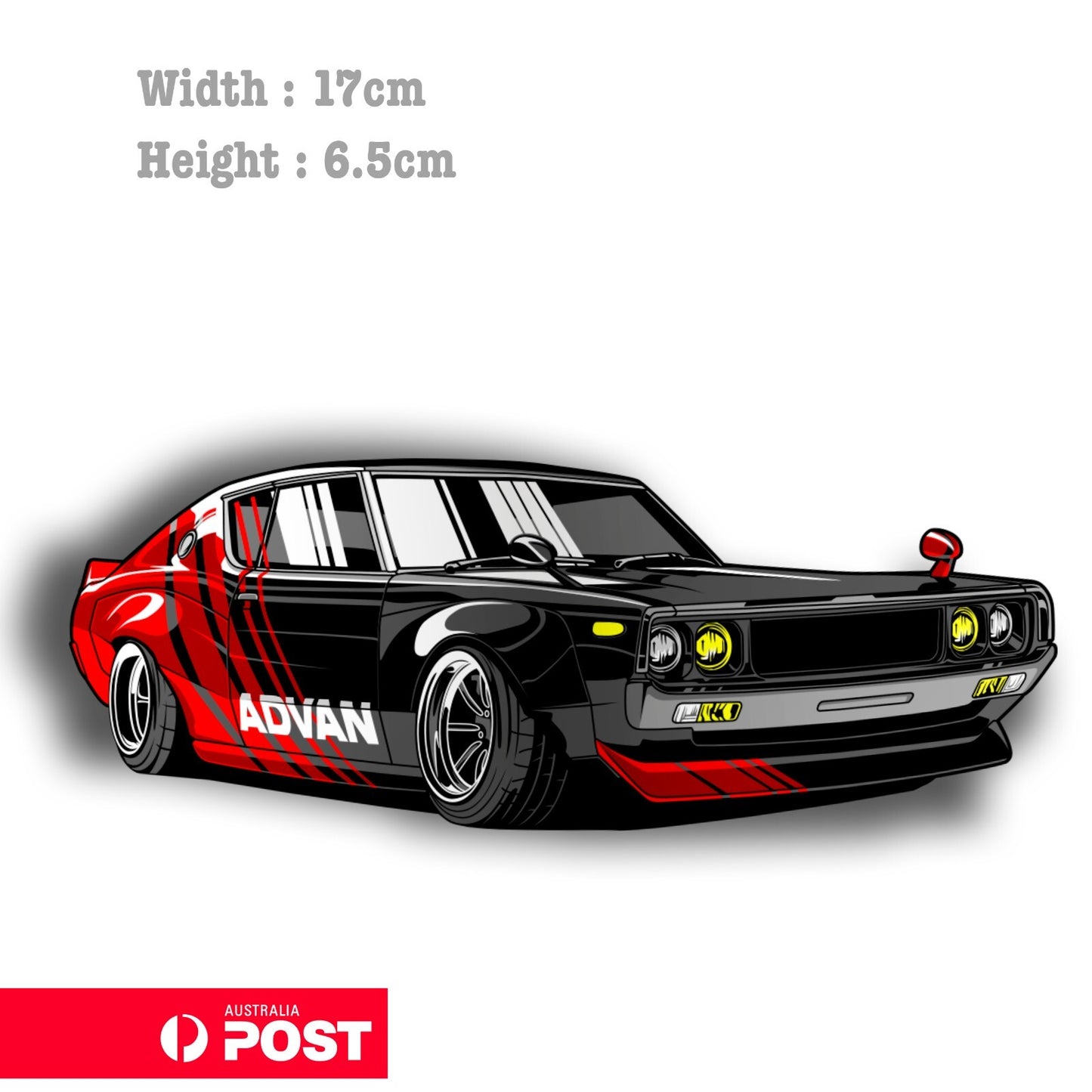 Nissan Advan GTR JDM Car Vinyl  Sticker