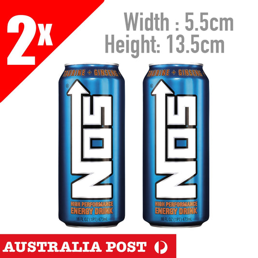 NOS Nitrous Oxide Systems Logo, Nitrous Oxide System Energy Can Stickers