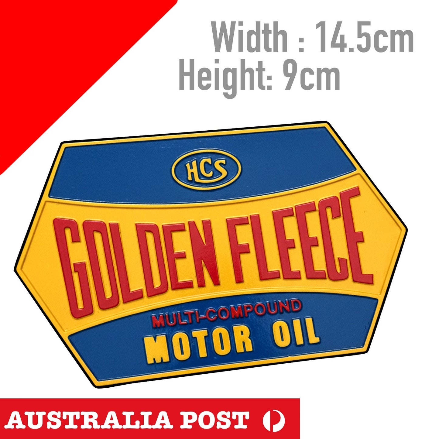 GOLDEN FLEECE Retro Australian Motor Oil Multi Compound, Laptop, Car  Sticker