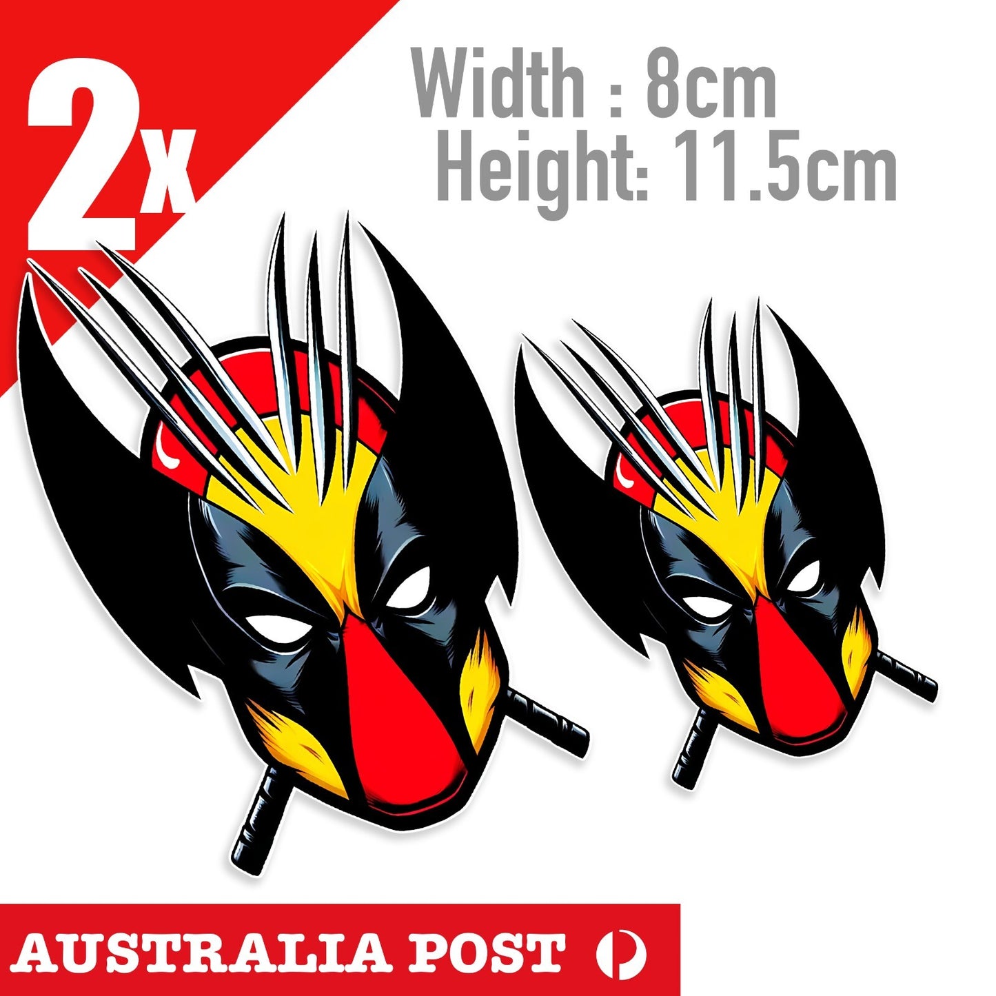 Deadpool & Wolverine Logo Sticker