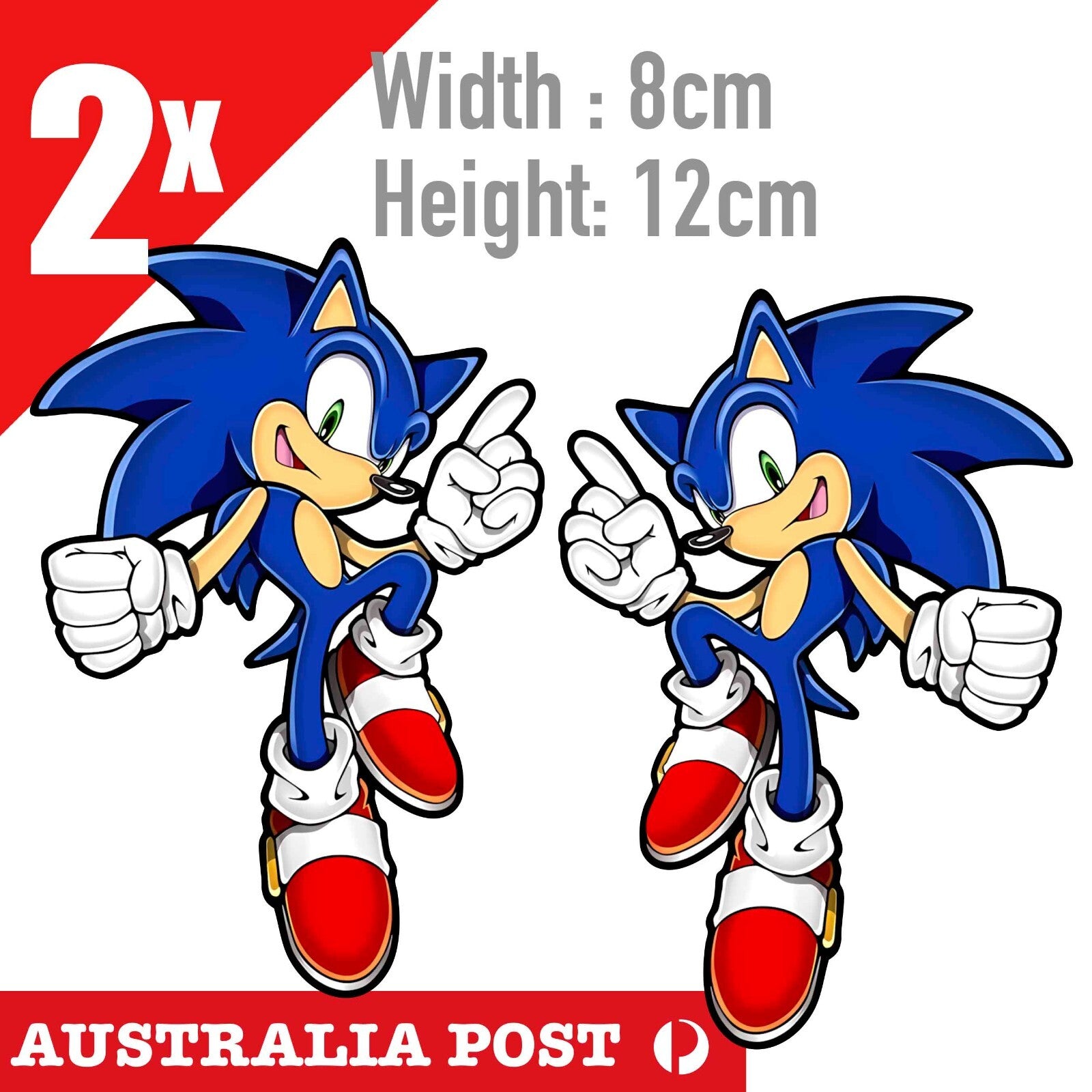 SONIC The Hedgehog Sega Character  Sticker