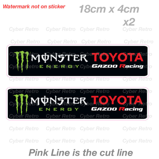 Monster Energy Drink Peugeot Sport  Car, Truck Fridge Bar Sticker 