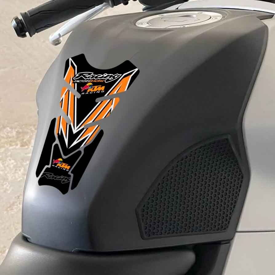 Motorcycle Gas Fuel Tank RED BULL KTM RACING Sticker Decoration Tank Sticker