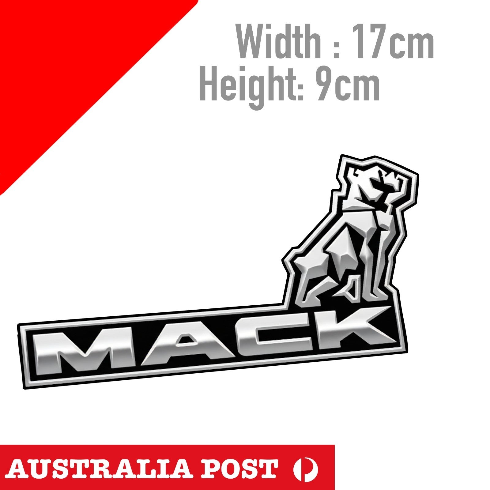 MACK TRUCK BUMPER Truck V8 STICKER