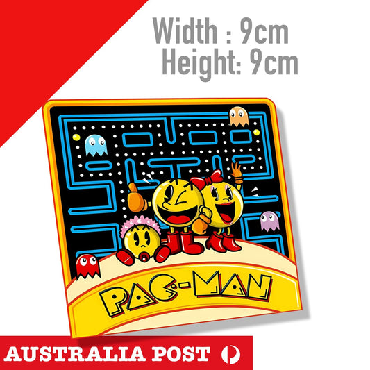 Pacman Family Game Arcade ,Laptop Retro Gaming Vintage Sticker