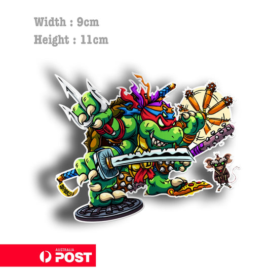 Monster Ninja Turtles - Ninja Turtles Monster Laptop , Car  Vinyl  Sticker