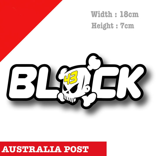 Ken Block 43 Ken Block Skull JDM Logo DRIFT  Decal Sticker