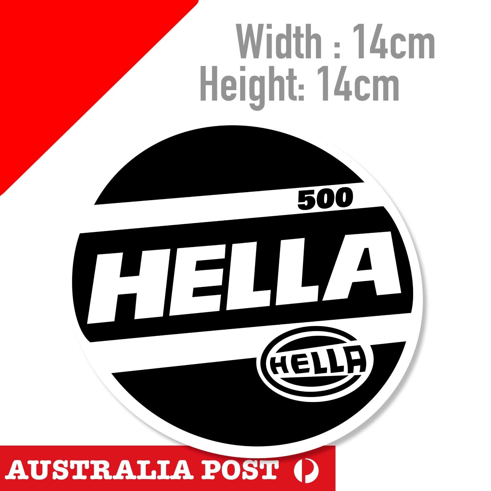 HELLA COMET 500 PROTECTIVE FRONT SPOT FOG DRIVING LAMP LIGHT COVER Sticker