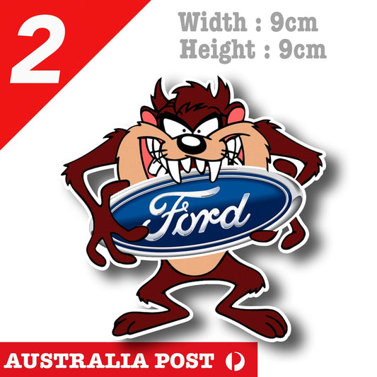 FORD Logo TAZ Tornado Retro Car Logo  Sticker 