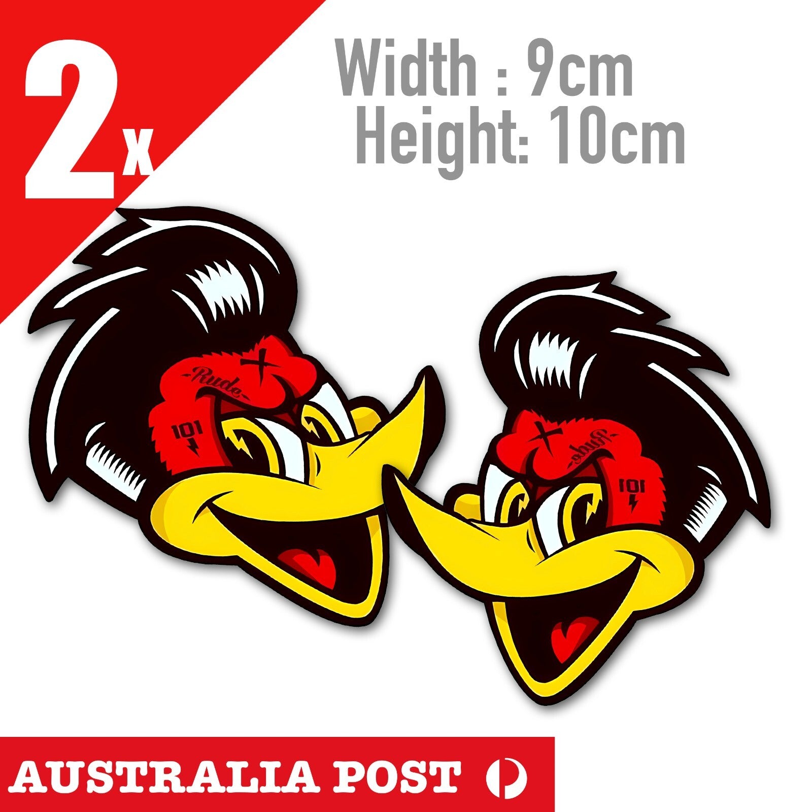 Woody Woodpecker Head Laughing Cartoon Funny  Stickers