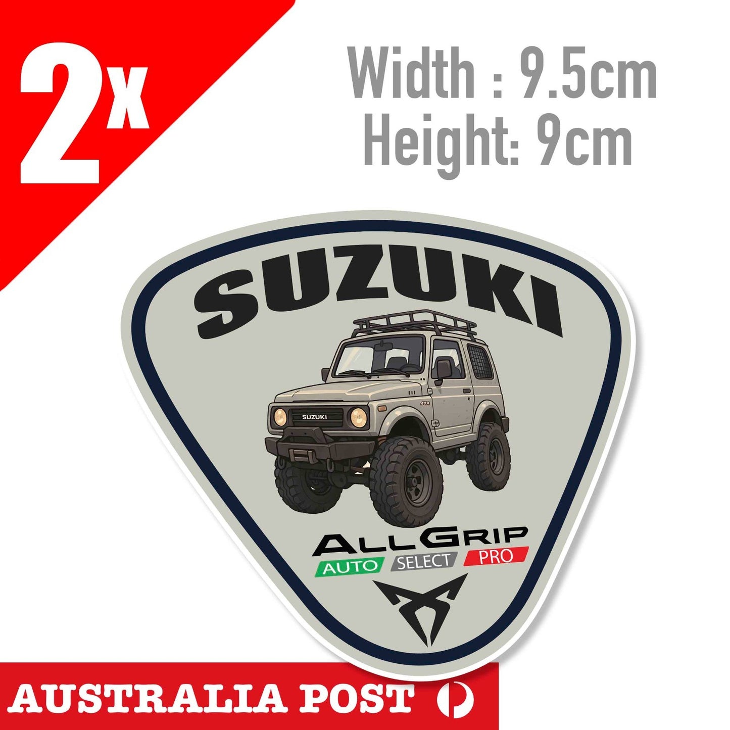 SUZUKI JIMNY ALL GRIP Logo Sticker