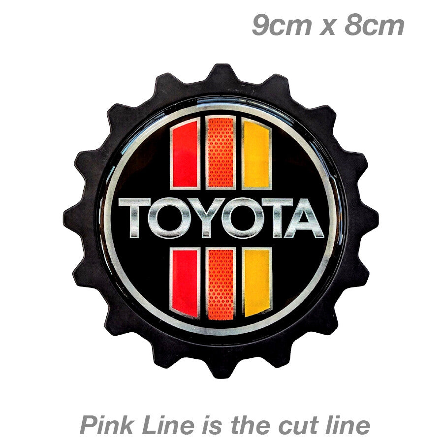 Toyota TRD Vintage Logo JDM Vinyl  Sticker 
