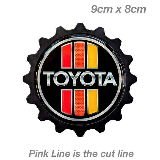 Toyota TRD Vintage Logo JDM Vinyl  Sticker 