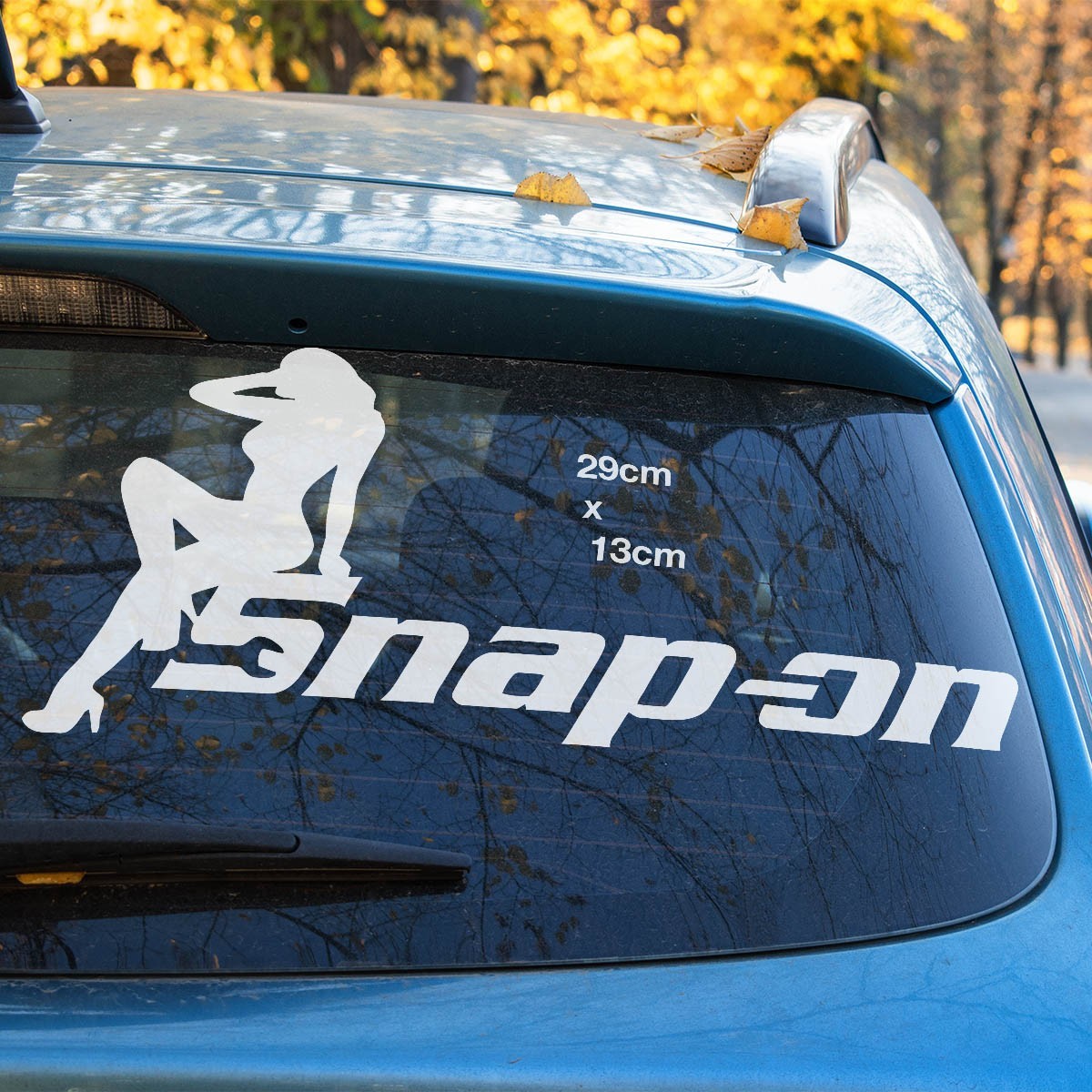 SNAP ON Tools Logo with Sexy Pin Up Girl Sticker