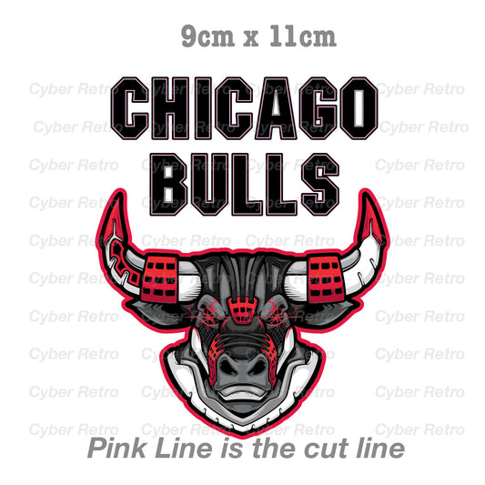 Chicago Bulls New Logo  Laptop , Car  Decal Sticker 