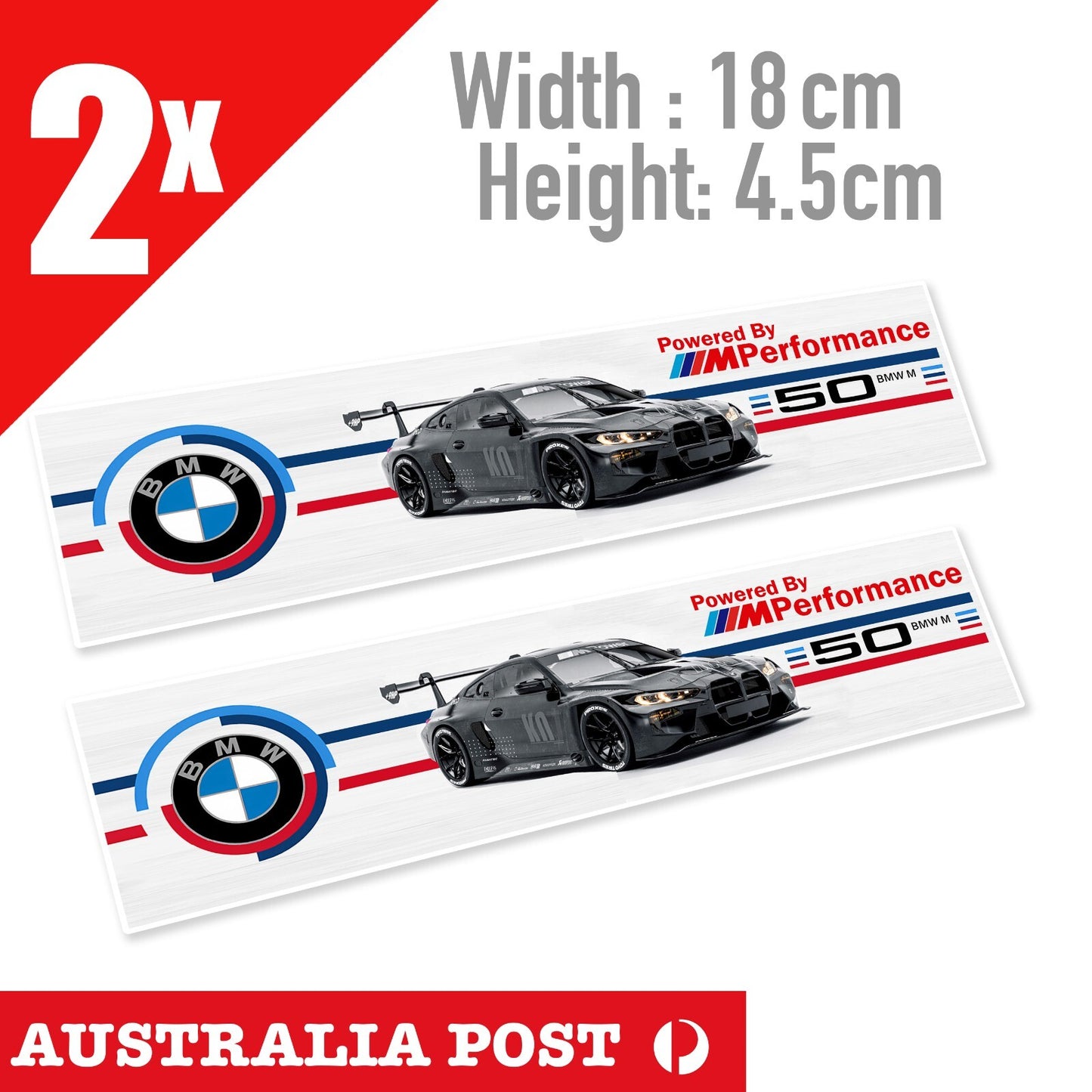 BMW M Sport Racing Banner,BMW M3 G81 Competition Banner Stickers