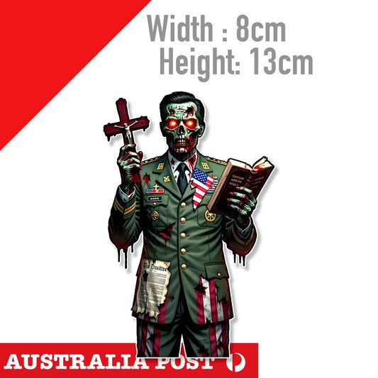 ZOMBIE GENERAL Preacher  Sticker