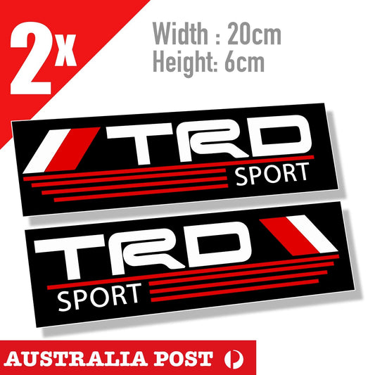 Toyota TRD Sport  4WD Logo, 4x4 Off Road, Hilux Toyota Sport Banner Stickers
