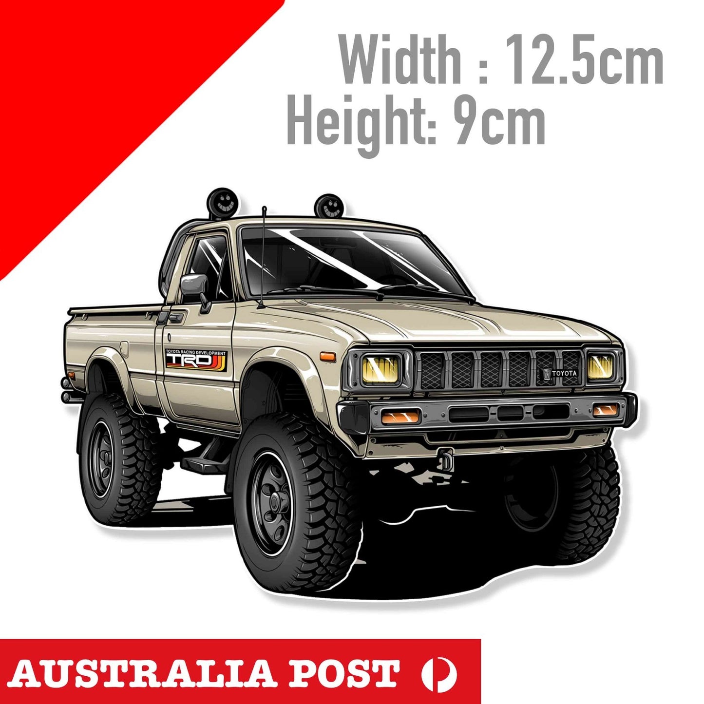TOYOTA LAND CRUISER TRD Heritage Ute Sticker