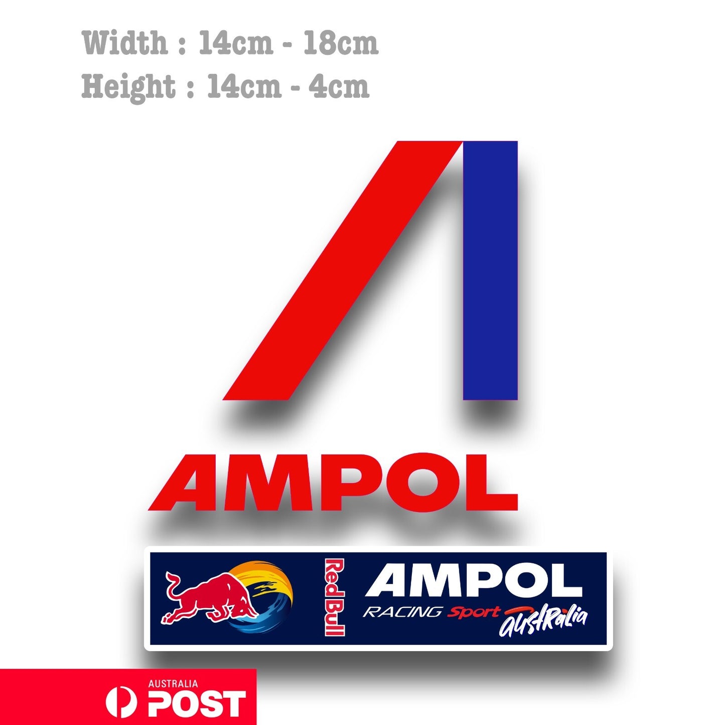 AMPOL Australia Red Bull Racing Logo Sticker